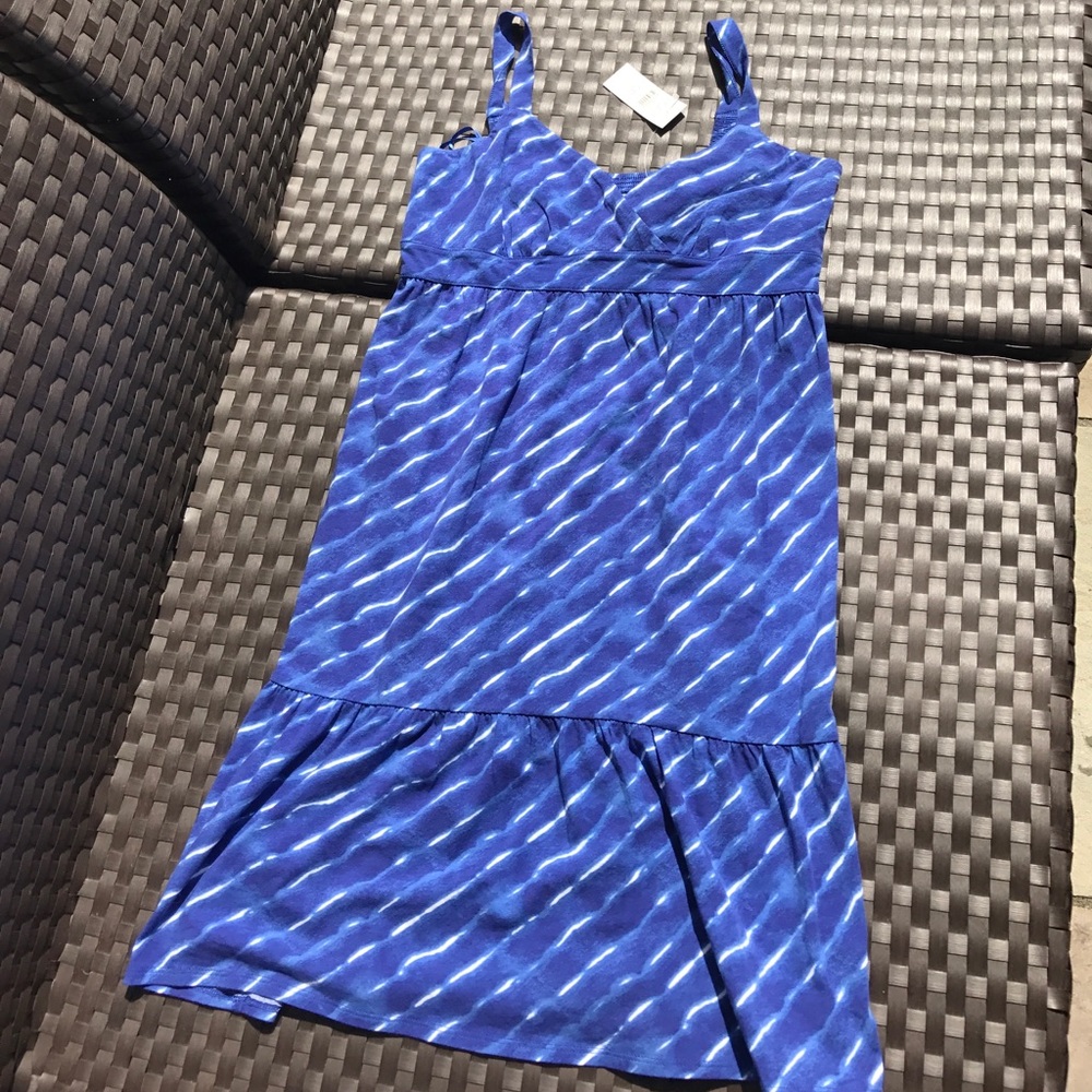 Ann Taylor LOFT Blue Summer Dress